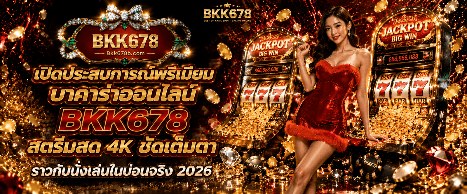 BKK678 online baccarat 4K live stream featuring a premium experience and real casino feel for 2026